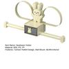 Soporte para accesorios para el cabello de conejo de dibujos animados, montaje en pared, sin taladro, diadema multifuncional, corbata para el pelo, Clip para el pelo, organizador de almacenamiento para sombreros
