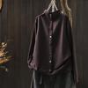 2025 Bojiafan Women's Half-High Collar Plush Sweatshirt with Stylish Colorful Buttons