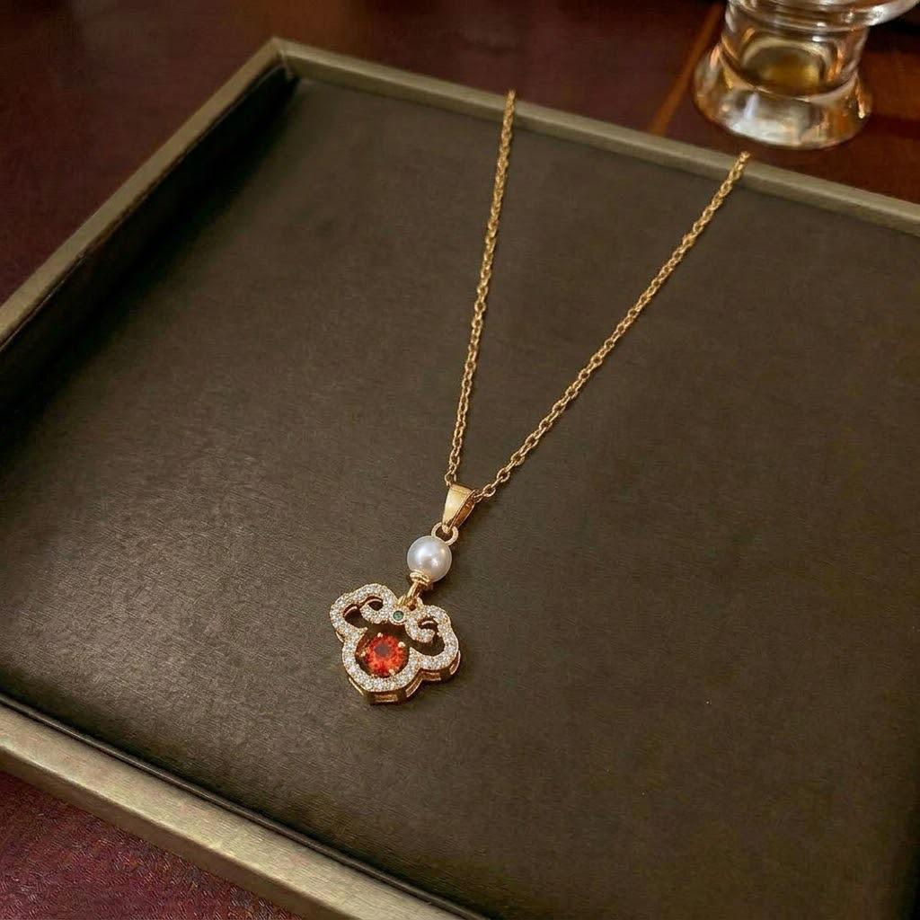 Devil's Eye Japanese Korean Style Women's Pendant Necklace - Sweet and Cool Clavicle Chain