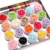 [8X5mm] Solid Color Peanut Beads Acrylic Peanut Beans DIY Bracelet Necklace Handmade Nut Accessories 50pcs/pack