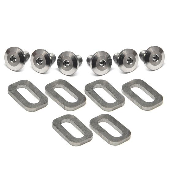 

12 шт. Титановый сплав Велосипед Горный велосипед Педаль Шипы Болты Прокладка для Look