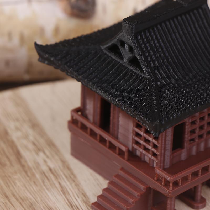 Pavilion Dekorationen Pagode Statue Outdoor Fisch Tank Schmuck Zen Garten Aquarium Ornament Bonsai Landschaftsbau