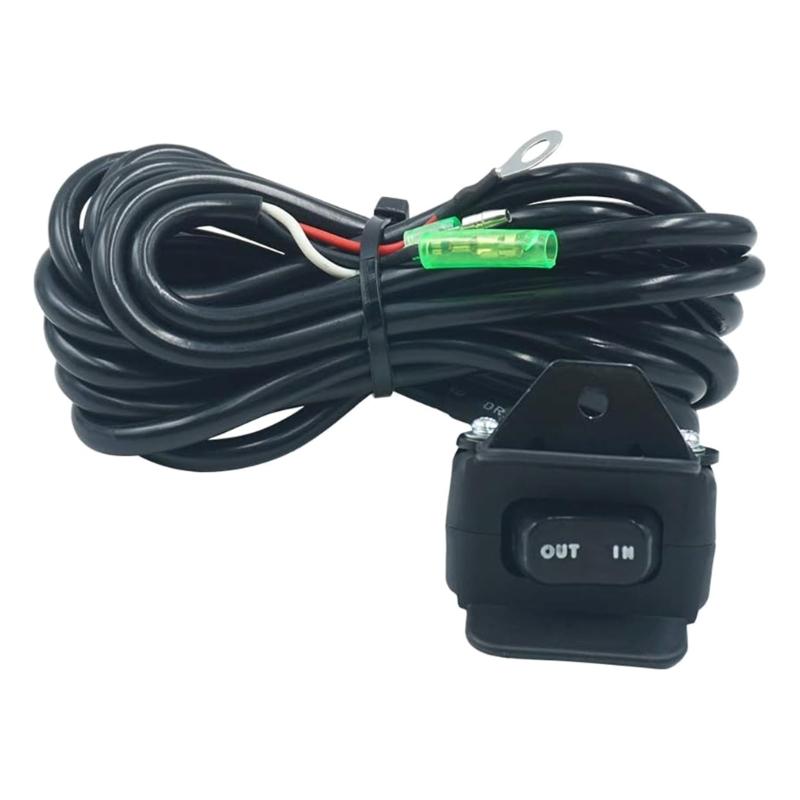 Mini Handlebar Control 12V ATV Winch Thumb for ATV Replace Handlebar Control Line