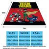 Teen Titans Print Flannel Blanket, High quality Comfortable for All Seasons, Home Decor, Warmth and Comfort, Perfect for Christmas Gifts