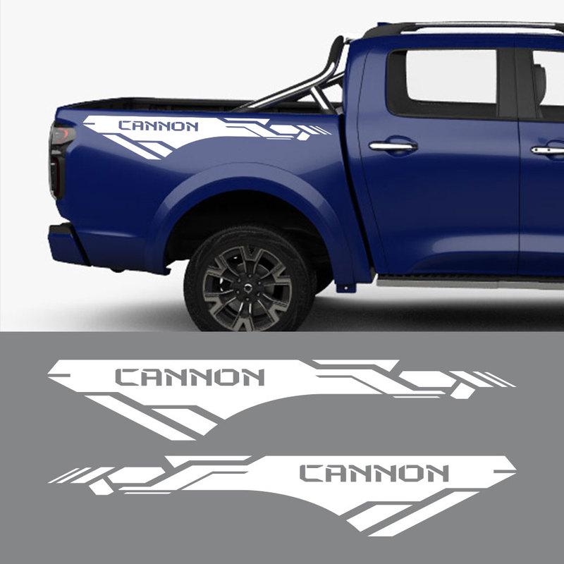 Pickup Rear Trunk Side Stickers For GWM Great Wall UTE Cannon L X Truck Brand Letters Vinyl Decor Cover Auto Tuning Accessories