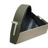 Men's Genuine Leather T-Shaped Double-Sided Belt with Letter Buckle