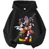 Dragon Ball Chibi Characters Kids Hoodie 100-160 Size 3-12 Years Boys Casual Sporty Children's Sweatshirt