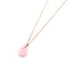 Altesse [L2136] - Collier acier 'Chorégraphie' céramique rose