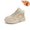 Winter High-top Velvet Dad Shoes New Ins Female Students Height-increasing Sports and Leisure Cotton Shoes