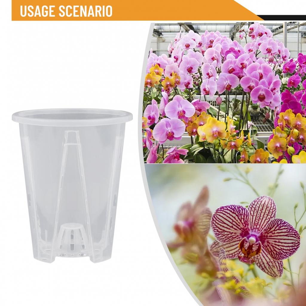 Control Transparent Pot Plastic Flower Pot Flower Pot With Stomat Plant