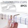 8Pcs Elasticity Tablecloth Clip Anti-Slip Tablecloth Organizer Clip Table Cloth Cover Fix Clips