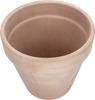 Set of 4 Moka Terracotta Flower Pots - 13 Cm with Rim - For Indoor and Garden - KOTARBAU®