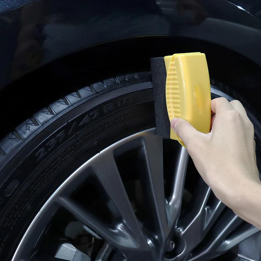 1 buc auto anvelope ceruire lustruire curățare șervețel spălare anvelope anvelope jantă contur detaliere lustruire lustruire pad burete spumă perie