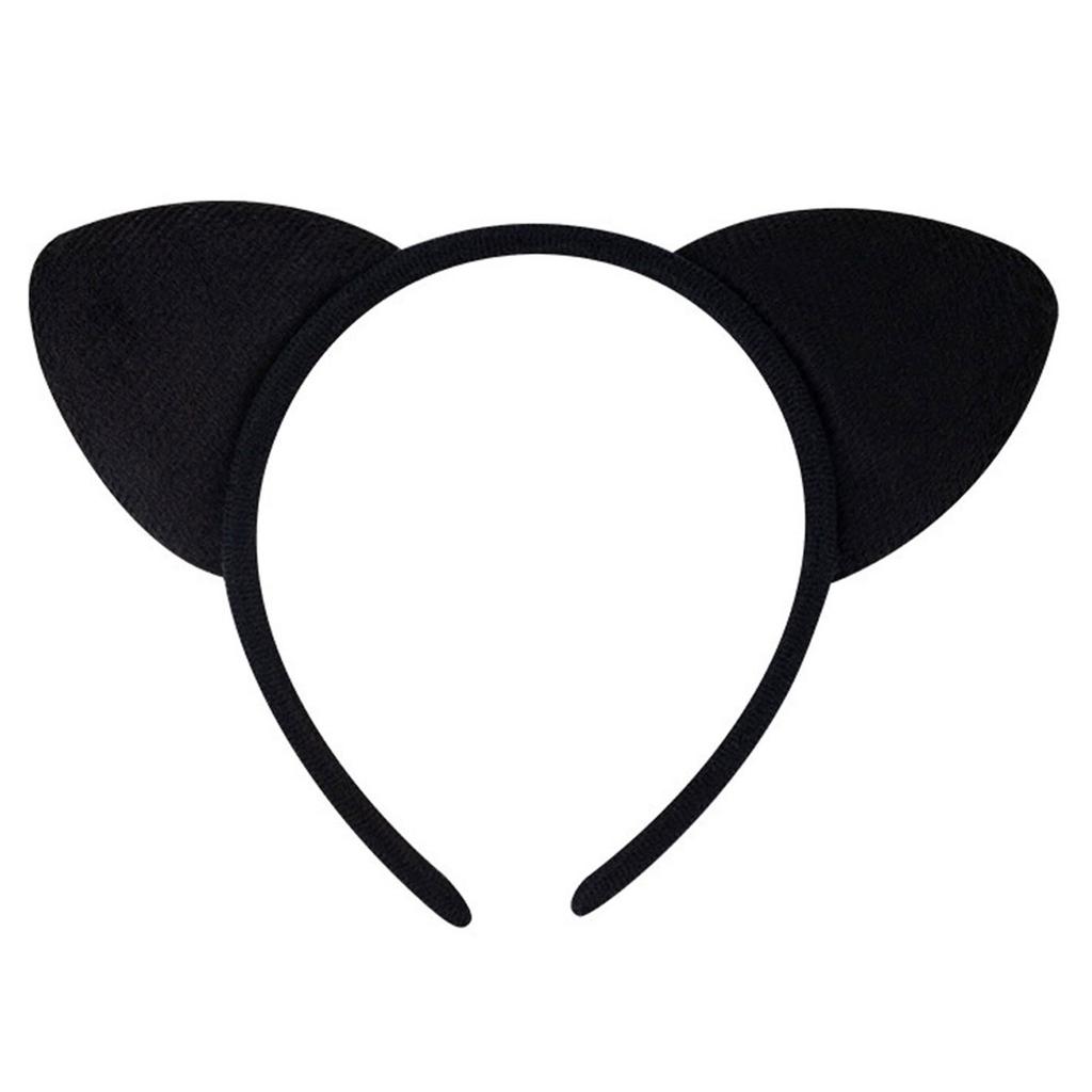Plastic Cats Ear Headband For Cosplay Party Costume Daily Wear Hairhoop Comfortable Face Washing Hairband for Women