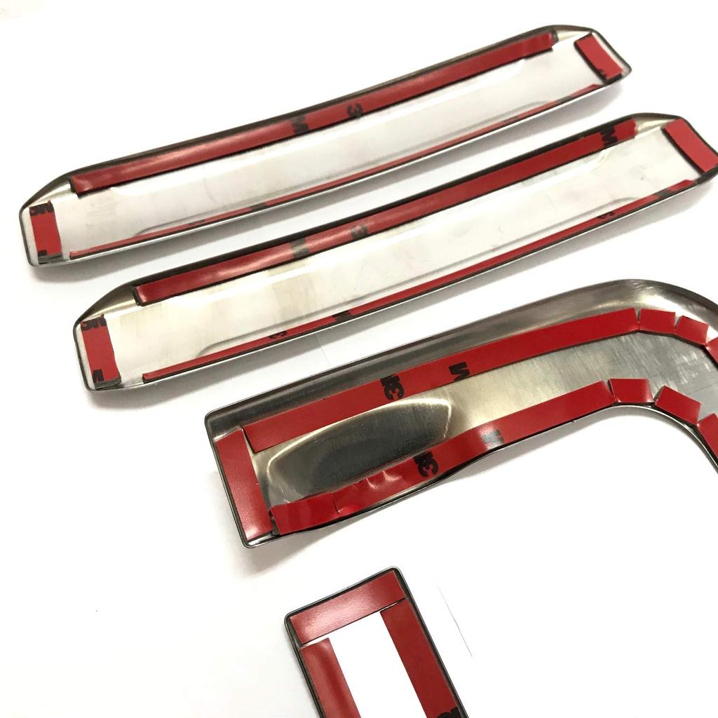 CGP 3D Stainless Steel Inner Door Bezels for MK53S Spacia, Spacia Custom, Spacia Gear, and Flair Wagon (CGP-3692)
