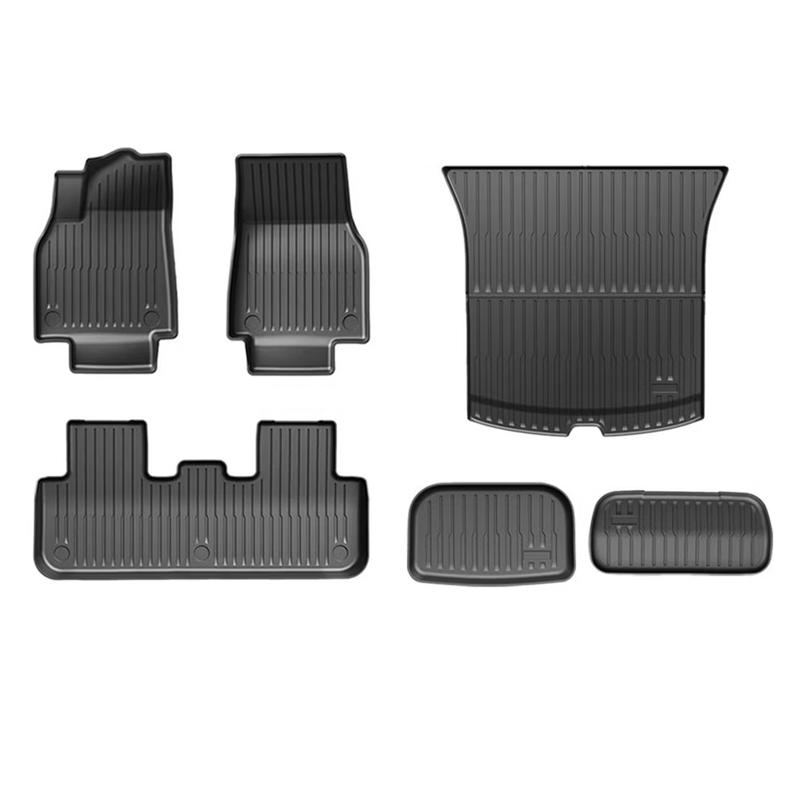 For Tesla Model Y Juniper Floor Mats All Weather Non-Slip Trunk Mats & Cargo Liners for Tesla 2025 2026 Car Interior Accessories