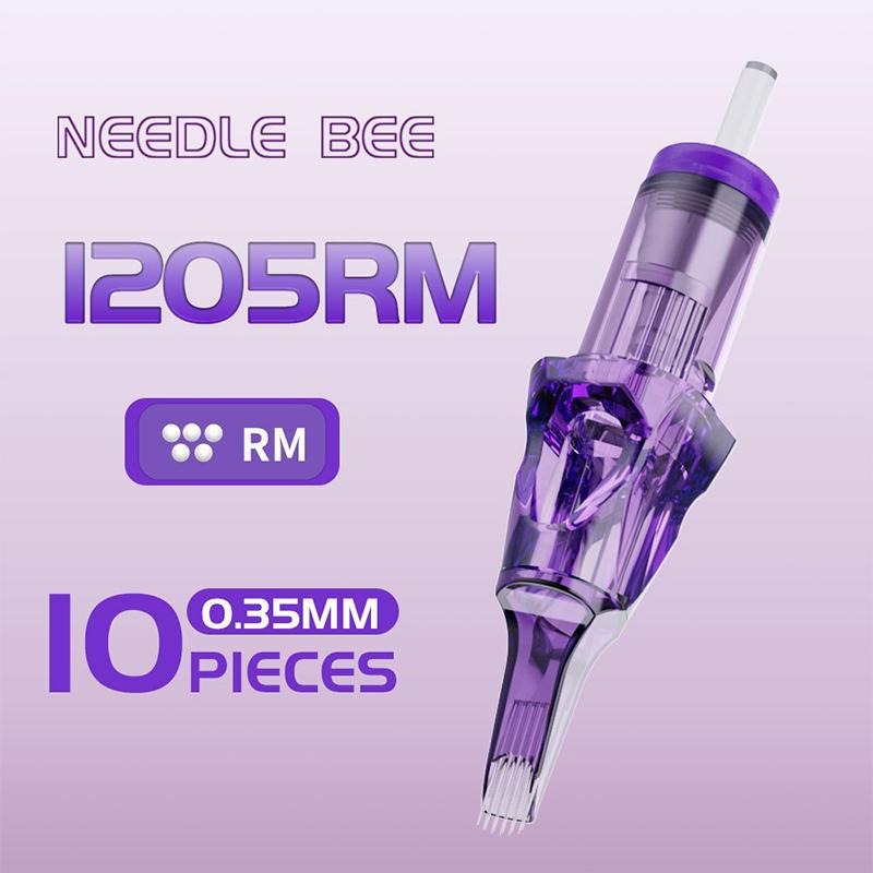 

10 Disposable Purple Tattoo Needles Rm/Rl/M1/Rs Diameter Suitable For Tattoo Machines Compatible With Tattoo Machines And Pens
