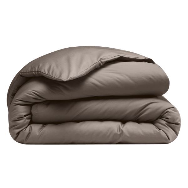 Housse de couette Supercoton Taupe 140x200cm