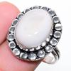 Rainbow Moonstone Gemstone Handmade 925 Sterling Silver Jewelry Ring Size 8