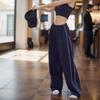 Amerikanische Streetstyle-Hose mit Kordelzug und Schnelltrocknungsfunktion: Damen Sommer Mode, Locker, Lässig, Bodenlange Hosen