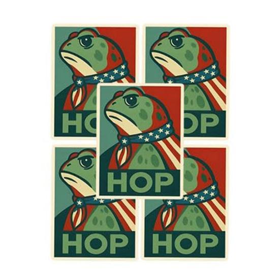 Portland Frog Protester Sticker Set Waterproof Vinyl Bumper Stickers Portland Rage Resistance Humor Frogs