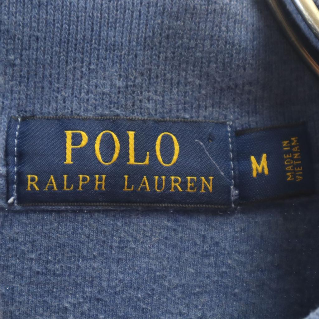 Polo Ralph Lauren Long Sleeve Half Zip Knit M Blue Men's Used