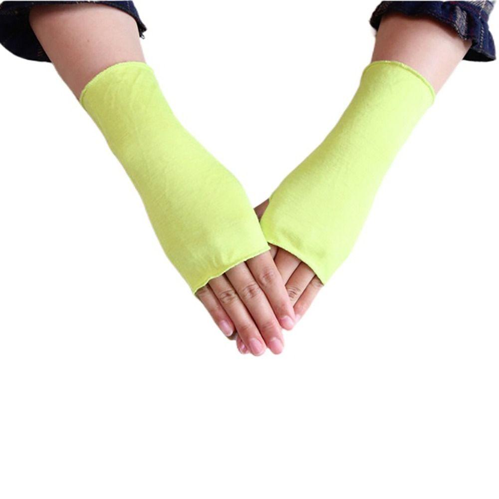 Cycling Summer Cloth Sunscreen Gloves Half-finger Gloves Driving Mittens Fingerless Gloves