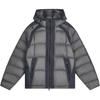 Men's PUMA Puffer Jackets Unisex Gray Hooded (Non-detachable) Moderate