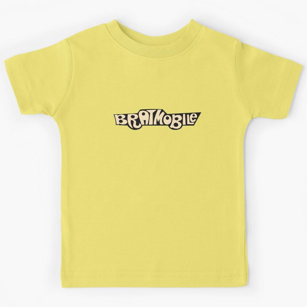 Bratmobile Logo Riot Grrrl Kids T-Shirt 130