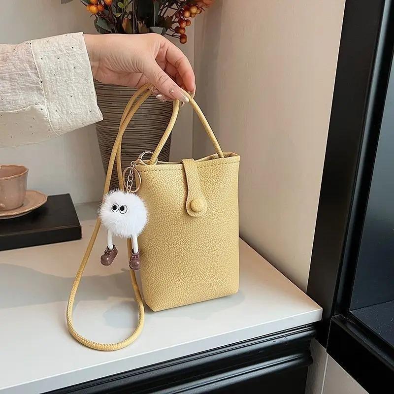Women Cow Leather Daily Use Purse for Phone Bag Female Handbag Sac Luxury Soft Solid Genuine Leather Shoulder Crossbody Bag