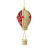 Schuim Hete Luchtballon Kerstversiering met Stofbekleding en Kettingversiering voor Takken en Cadeaupresentaties