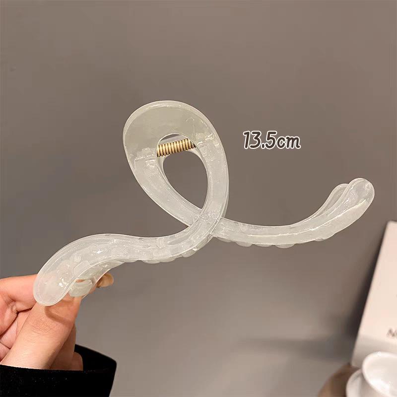 Großer französischer Retro-Klammer-Haarclip für elegante Damenfrisuren.