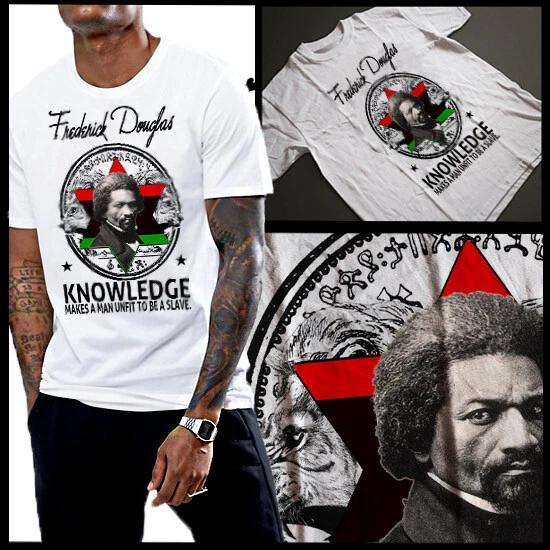 Black History Month Icon Frederick Douglas African American Pride T-Shirt New L