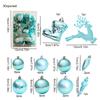 30pcs/set Decorative Christmas Glow Ball Decoration Hanging Christmas Tree Ball Pendant  Holiday
