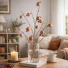Plastic Artificial Pomegranate Branch 8 Fruit Foam Fruits Branches  Chinese New Year Decor