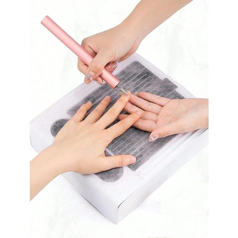 100pcs Disposable Nail Dust Collector Filter Paper, Suitable For Nail Dust Collector, Portable Non-Woven Nail Paper, For Professional Nail Salon