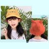 Cute Baby Hat With Cat Design Japanese Style Sun Protection Hat For Summer