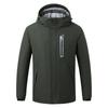 Heated Winter Cotton Jacket - Men's Outdoor Fashion, Mountaineering, Plush Velvet, Cold Protection, Thickened Heating Apparel