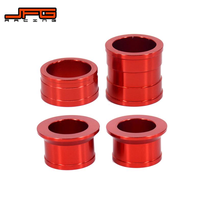 Motorcycle CNC Front Rear Wheel Hub Spacer Chain Adjuster Axle Blocks For HONDA CR125R CR250R CRF250R CRF450R CRF450X CRF450L