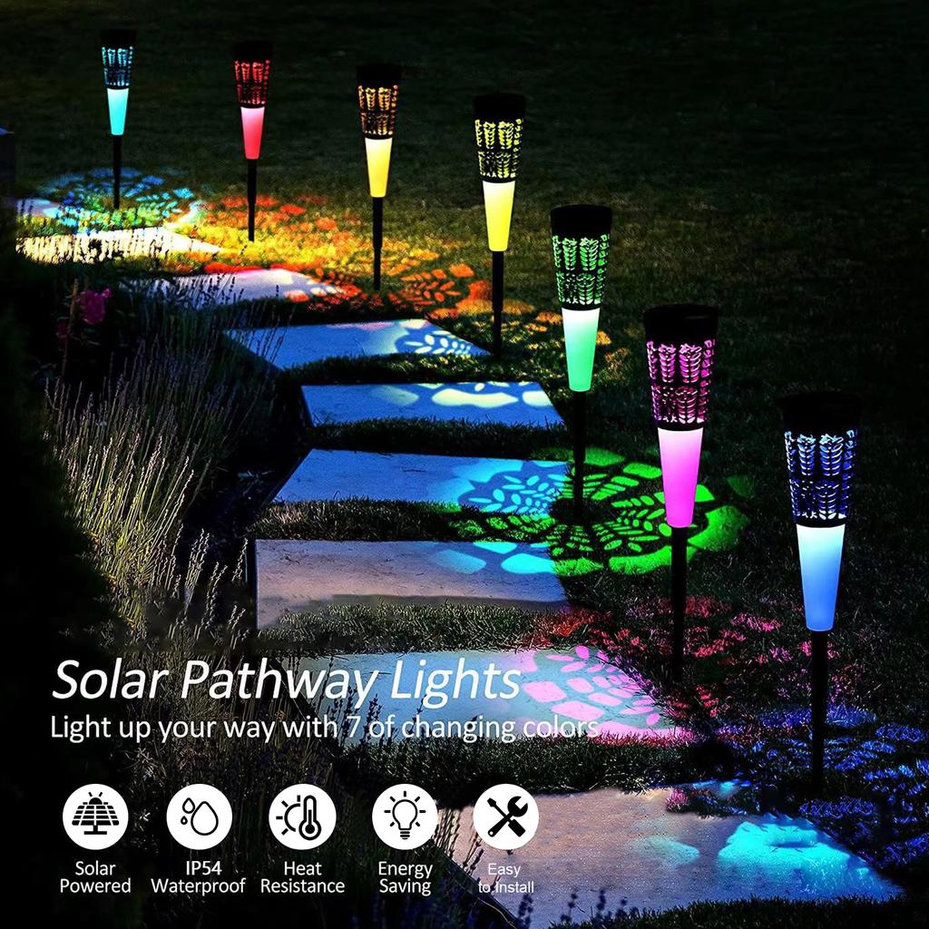 Solar Lawn Lamp Outdoor Pathway Light Landscape Decorative Garden Lights Solar Light Night Lights