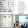Frosted Window Film Privacy For Glass Windows Stripe Patterns Window Frosting Self-Adhesive Glass Film For Home Office Quality