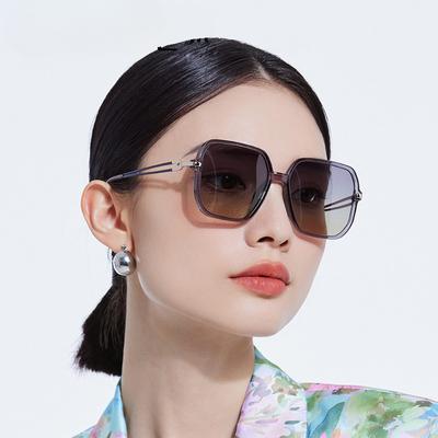 Nuevas gafas de sol polarizadas UV400 de lujo cuadradas ultraligeras de moda retro para mujer, gafas graduadas ópticas de gran tamaño