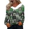 Long Sleeve Shirts For Women Cute Tops Christmas Prints Tees Blouses Casual Plus Size Basic Tops Pullover