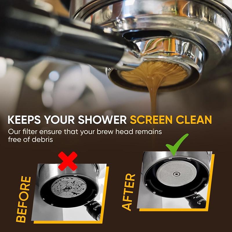 Cheap 51/53/58mm Coffee Espresso Machine Filter Screen Stainless Steel