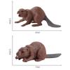 Simulation Wald Wildtier Modell Biber Figur Plastik Spielzeug Figur Geschenk Für Kinder Hohe Qualität Kinderspielzeug