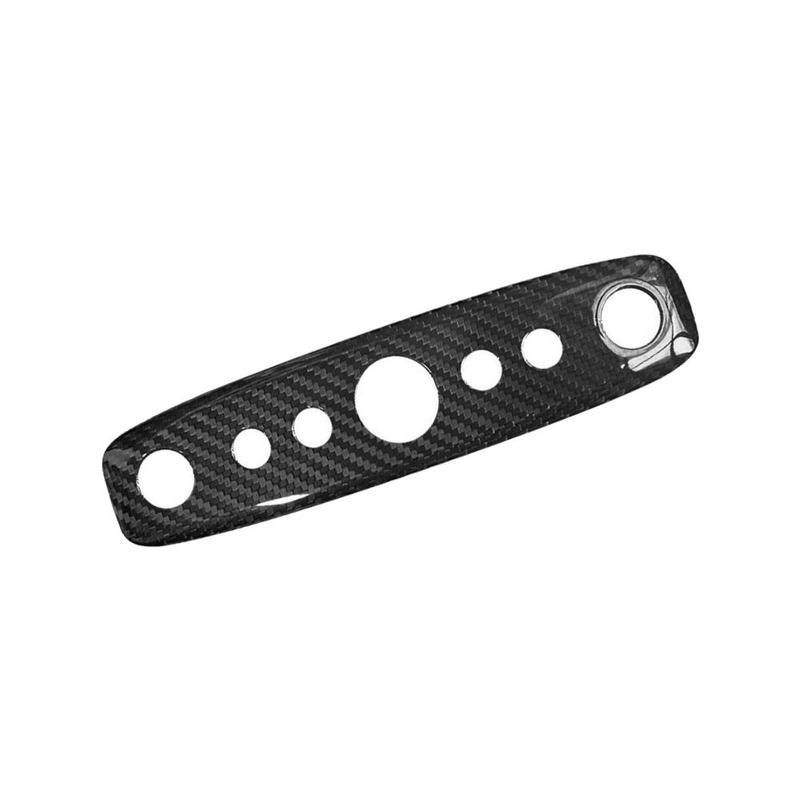 For Tesla Model 3 Highland Model Y Juniper Real Carbon Fiber Front Roof Reading Light Panel Trim Cover Car Accessories