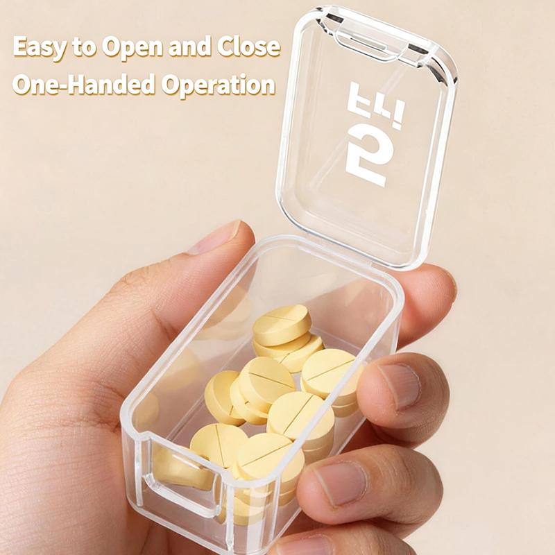 7-Day 7-Compartment Pill Box Tightly Sealed Convenient To Carry Provides Individual Compartments Daily Medication Organization