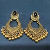 Earrings Bohemian Owl Bronze Vintage Carved Geometric Tassel Earrings Women
