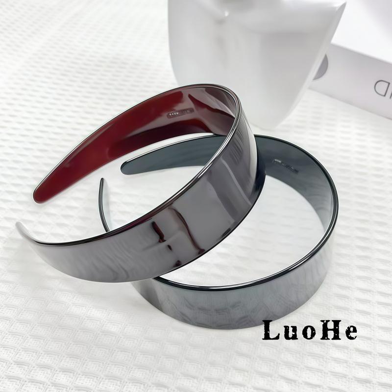 Elegantes Retro Schildpatt Breites Stirnband - Vielseitiges Acetat Modeaccessoire für Damen