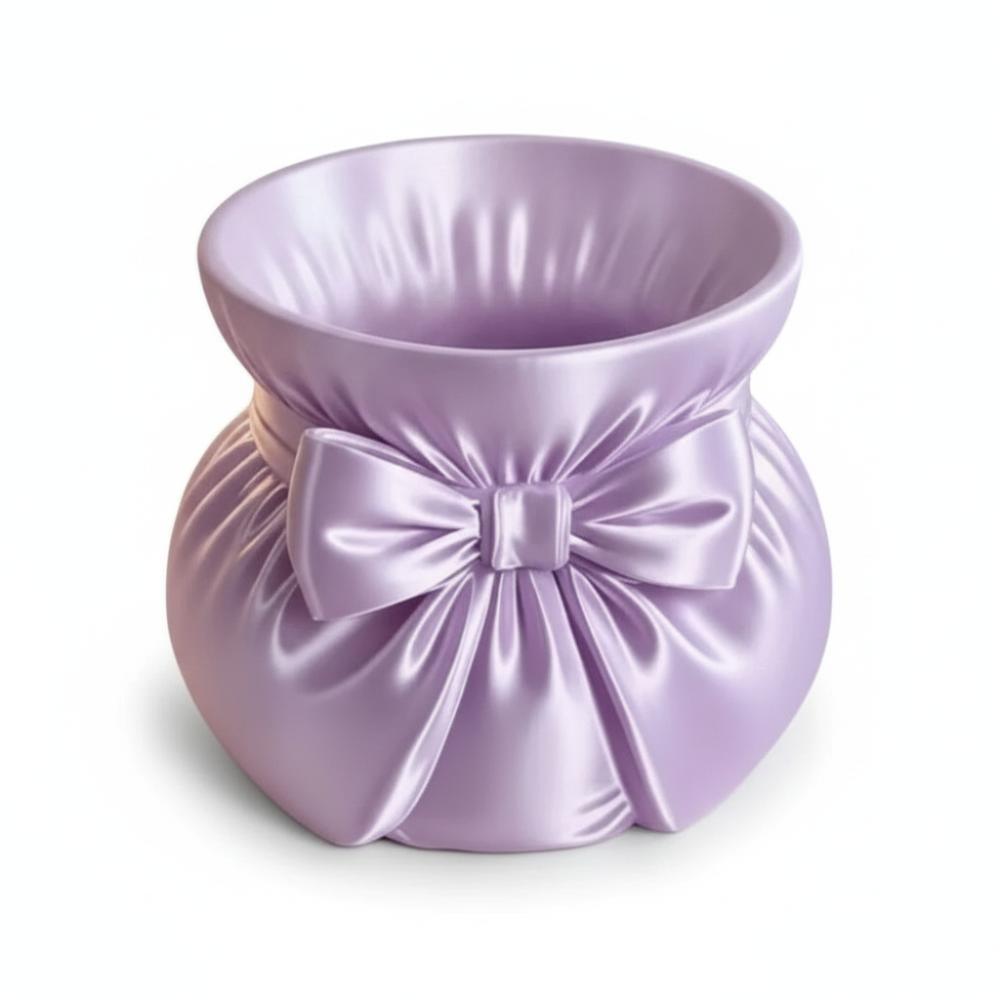 Cute 3D Printed Storage Box Creative Multi-function Bow Pen Holder Sweet Flower Vase Desktop Organizer Vanity Organizer